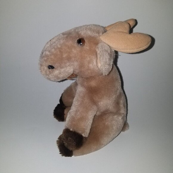 VTG Dakin Arctic Circle 1979 Moose Plush 8" Stuffed Animal Toy Beige Brown - Picture 1 of 9